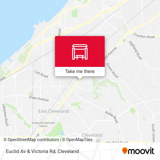 Mapa de Euclid Av & Victoria Rd