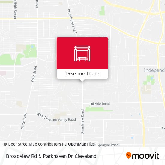 Broadview Rd & Parkhaven Dr map