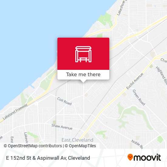 E 152nd St & Aspinwall Av map