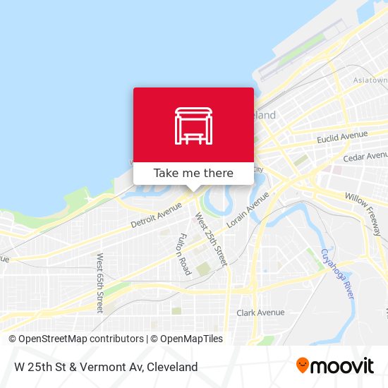 Mapa de W 25th St & Vermont Av