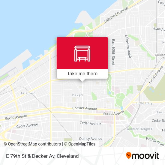 Mapa de E 79th St & Decker Av