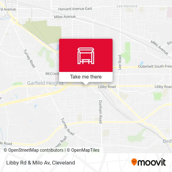 Libby Rd & Milo Av map