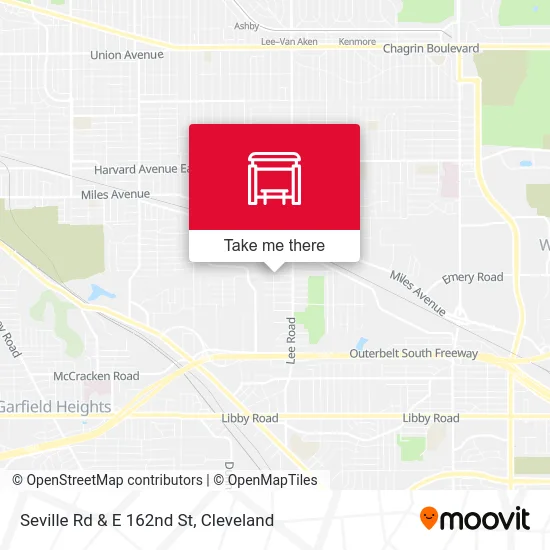 Seville Rd & E 162nd St map