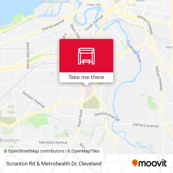 Scranton Rd & Metrohealth Dr map