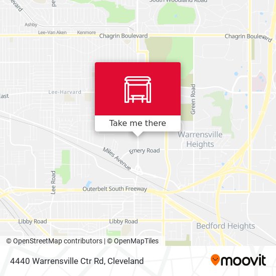 Mapa de 4440 Warrensville Ctr Rd