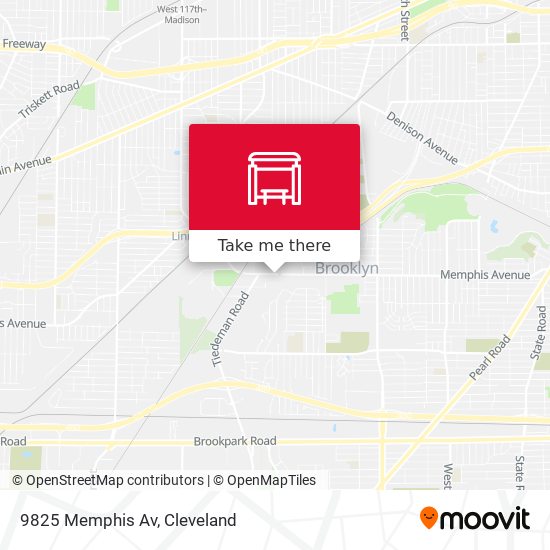 9825 Memphis Av map