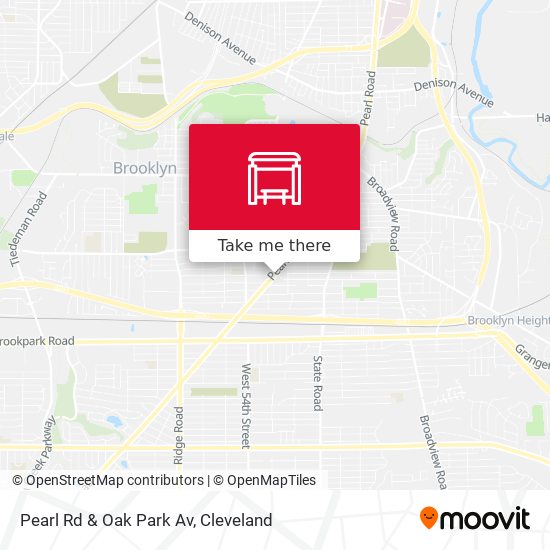 Mapa de Pearl Rd & Oak Park Av