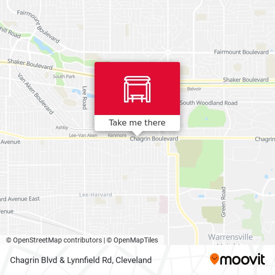 Mapa de Chagrin Blvd & Lynnfield Rd