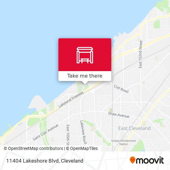 11404 Lakeshore Blvd map