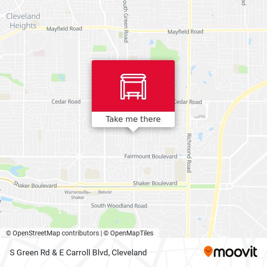 S Green Rd & E Carroll Blvd map