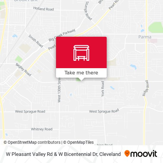 W Pleasant Valley Rd & W Bicentennial Dr map