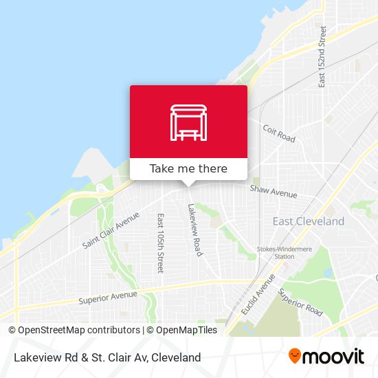 Lakeview Rd & St. Clair Av map