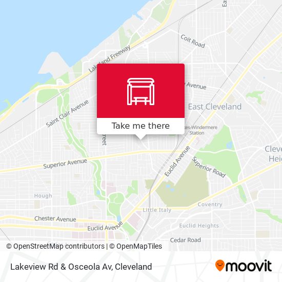 Lakeview Rd & Osceola Av map