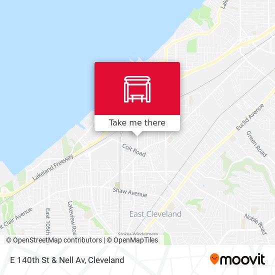 Mapa de E 140th St & Nell Av