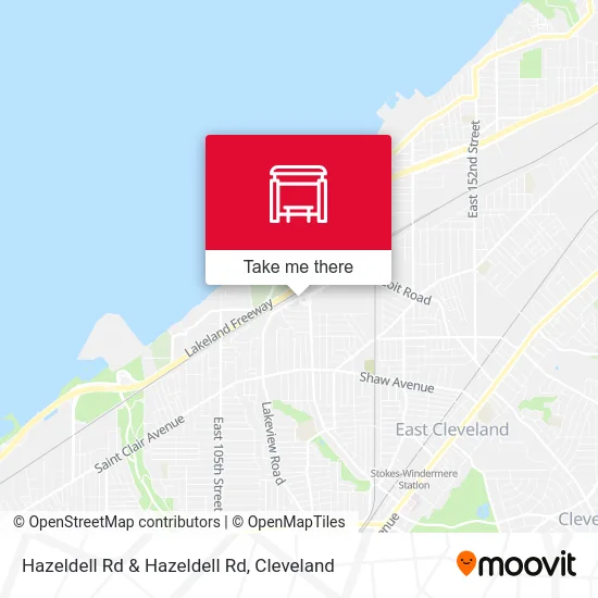 Hazeldell Rd & Hazeldell Rd map