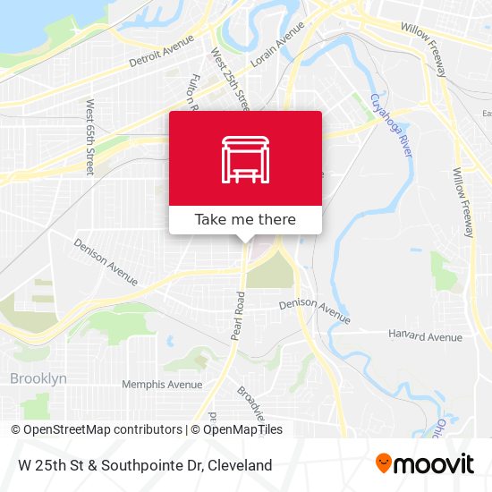 Mapa de W 25th St & Southpointe Dr