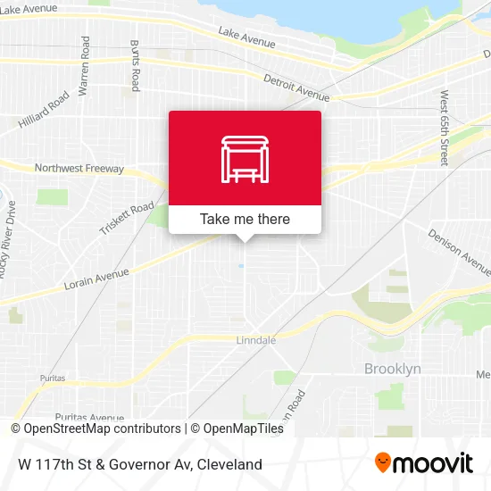 Mapa de W 117th St & Governor Av