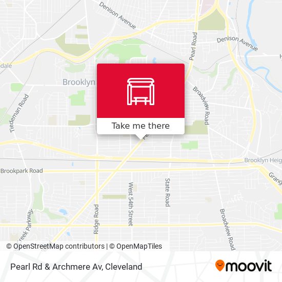 Mapa de Pearl Rd & Archmere Av