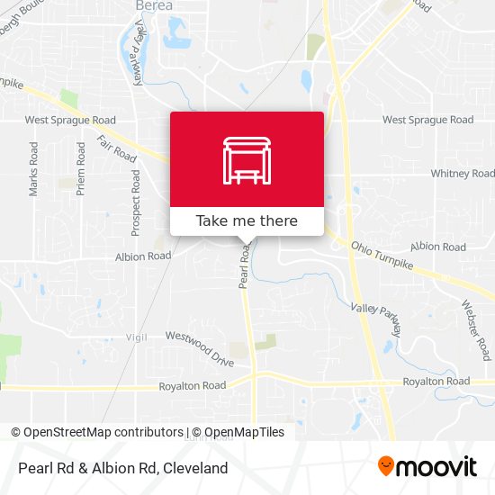 Mapa de Pearl Rd & Albion Rd