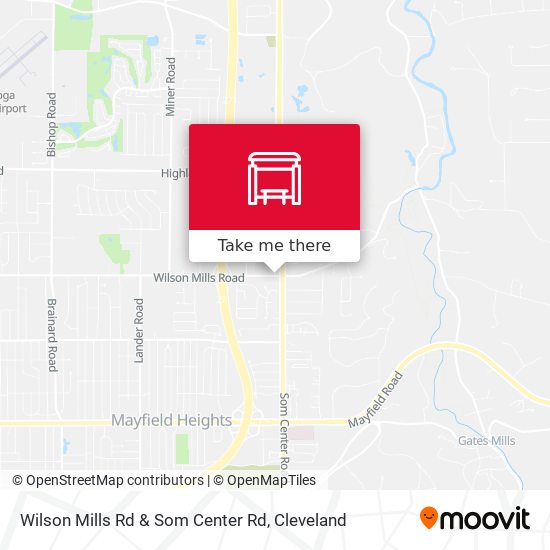 Mapa de Wilson Mills Rd & Som Center Rd