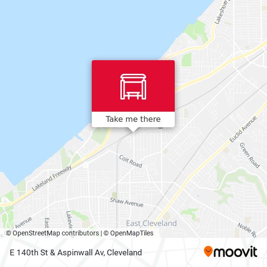 E 140th St & Aspinwall Av map