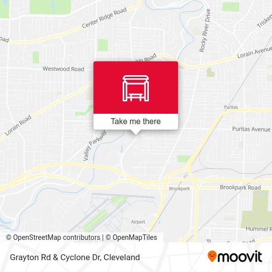 Grayton Rd & Cyclone Dr map