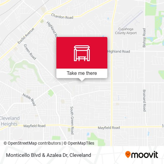 Mapa de Monticello Blvd & Azalea Dr