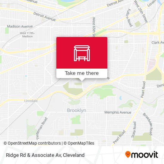 Mapa de Ridge Rd & Associate Av