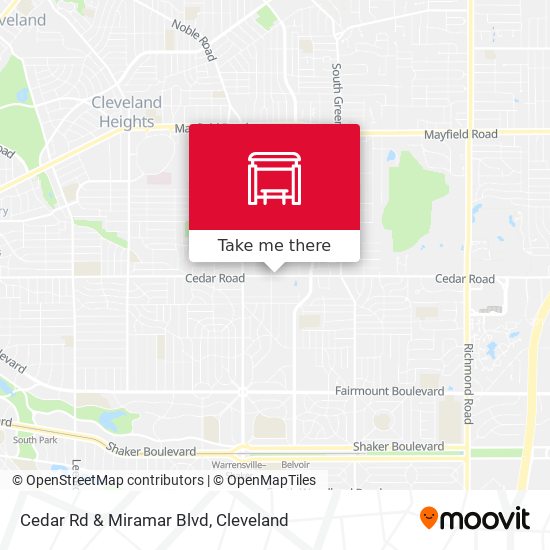 Cedar Rd & Miramar Blvd map