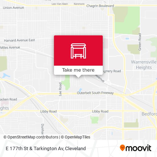 E 177th St & Tarkington Av map