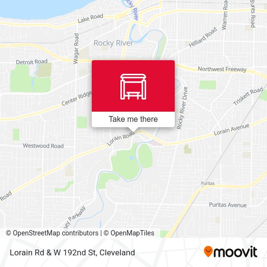 Lorain Rd & W 192nd St map