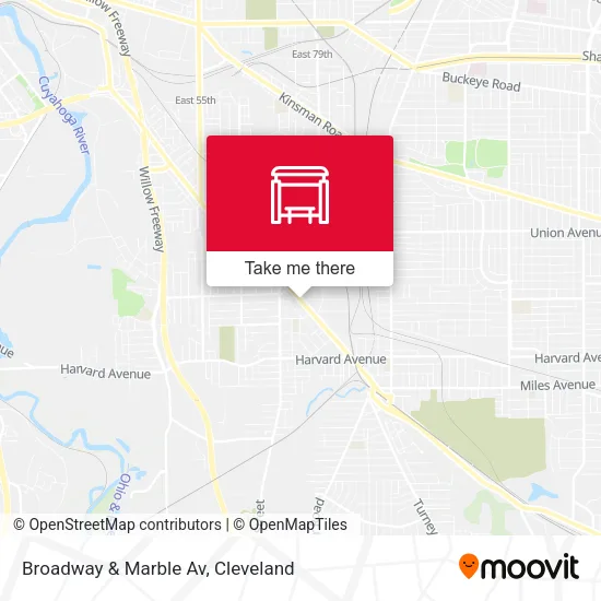 Broadway & Marble Av map