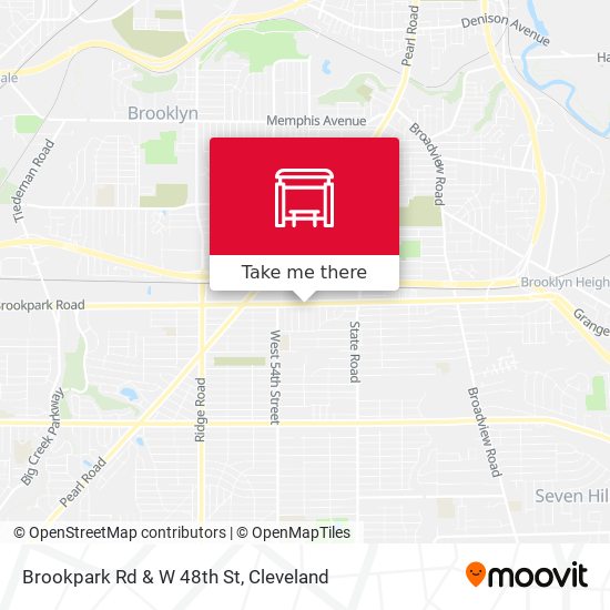 Mapa de Brookpark Rd & W 48th St