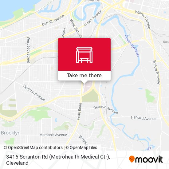3416 Scranton Rd (Metrohealth Medical Ctr) map