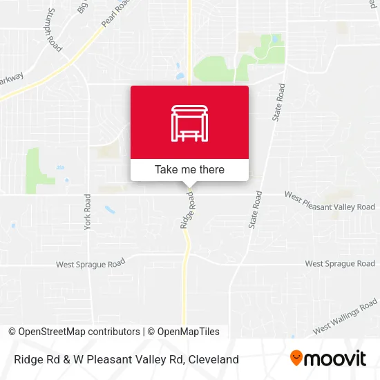 Mapa de Ridge Rd & W Pleasant Valley Rd