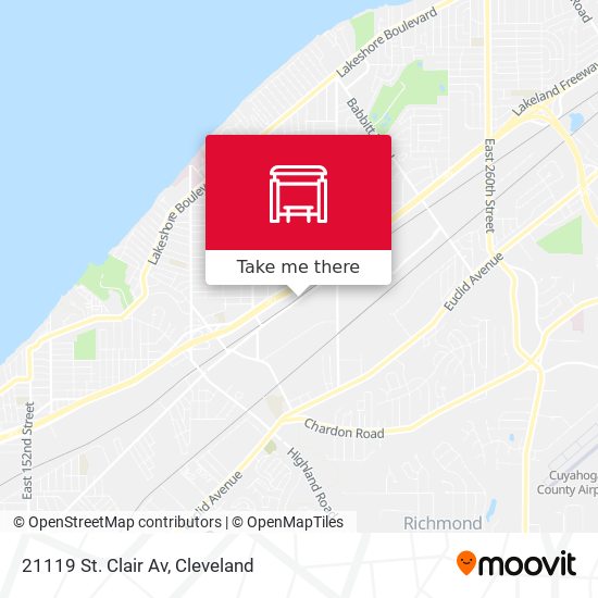 21119 St. Clair Av map