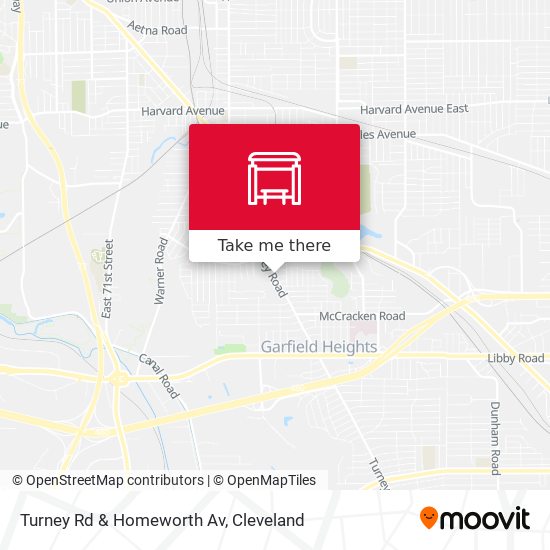 Mapa de Turney Rd & Homeworth Av