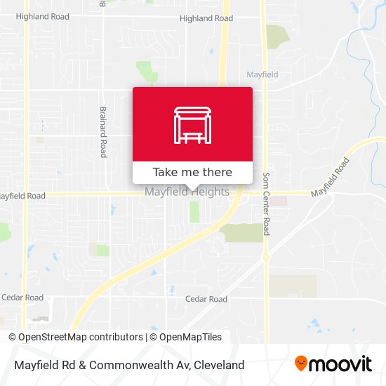 Mayfield Rd & Commonwealth Av map