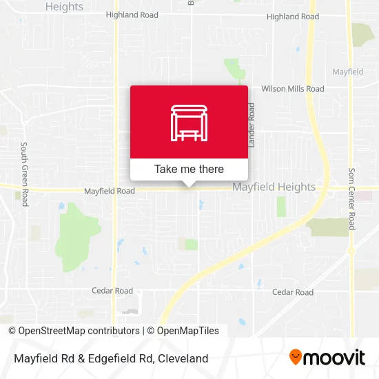 Mapa de Mayfield Rd & Edgefield Rd