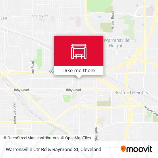 Warrensville Ctr Rd & Raymond St map