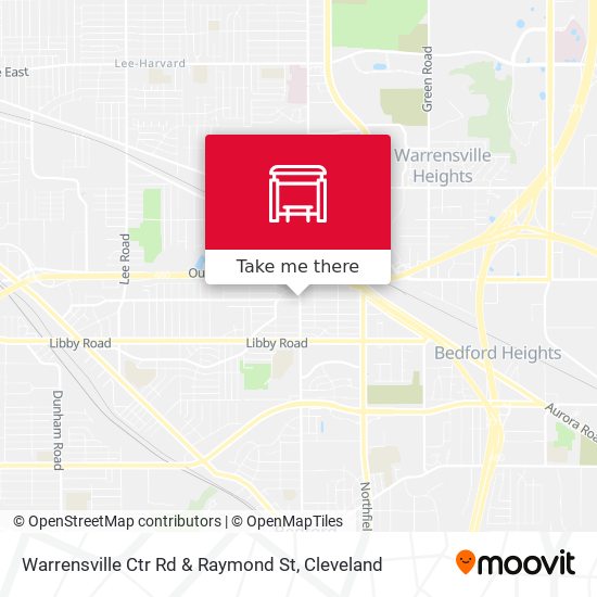 Warrensville Ctr Rd & Raymond St map
