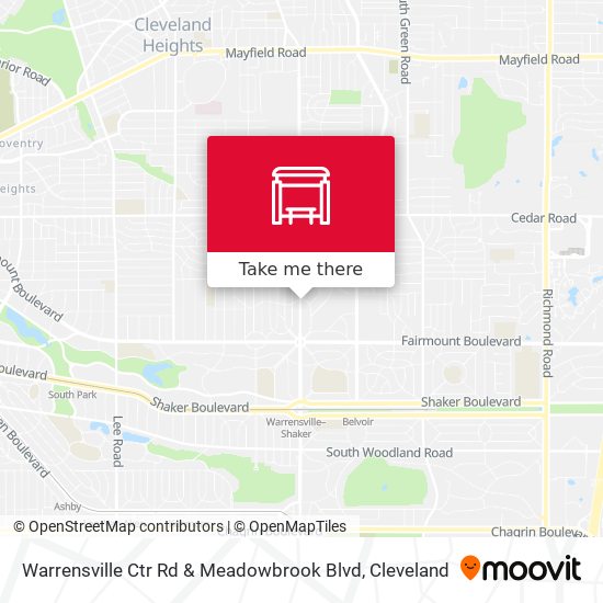 Warrensville Ctr Rd & Meadowbrook Blvd map