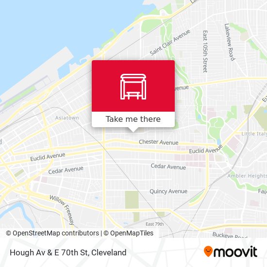 Mapa de Hough Av & E 70th St