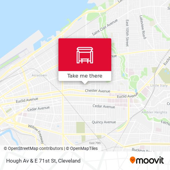 Mapa de Hough Av & E 71st St