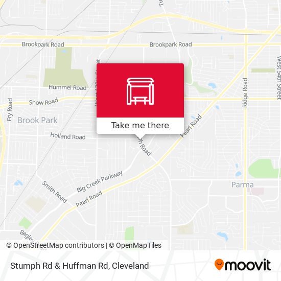 Stumph Rd & Huffman Rd map