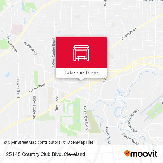 25145 Country Club Blvd map