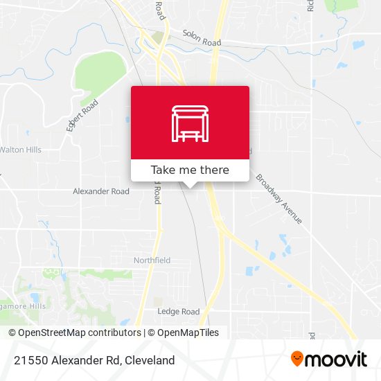 21550 Alexander Rd map
