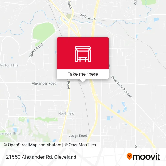 21550 Alexander Rd map