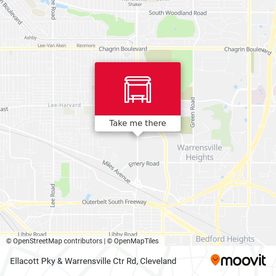 Ellacott Pky & Warrensville Ctr Rd map