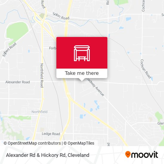 Mapa de Alexander Rd & Hickory Rd